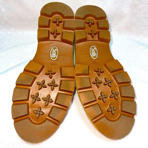 "SOFFT" LADIES PLATFORM SANDAL WITH BUCKLE IN WHITE, SUPER COMFORTABLE; SIZE 9M - Picture 3 of 5